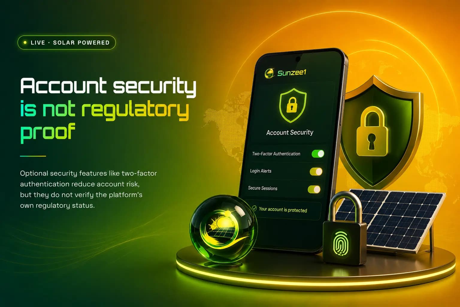 Digital illustration of a security shield representing account protection Digital illustration of a security shield representing account protection